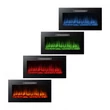 Kép 16/17 - Elektromos beépíthető kandalló - hősugárzó + RGB LED - 91 x 15 x 48 cm