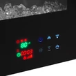 Kép 4/17 - Elektromos beépíthető kandalló - hősugárzó + RGB LED - 91 x 15 x 48 cm